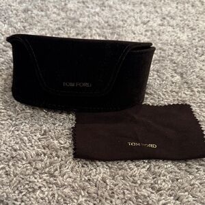Tom Ford Velvet Sunglasses Case with Cloth